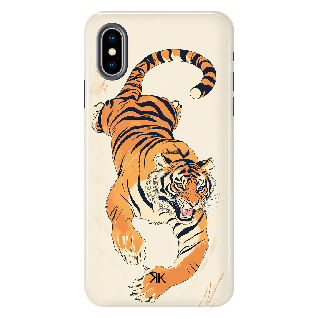 Tiger Pounce Phone Case - Tough Case - iphone-x