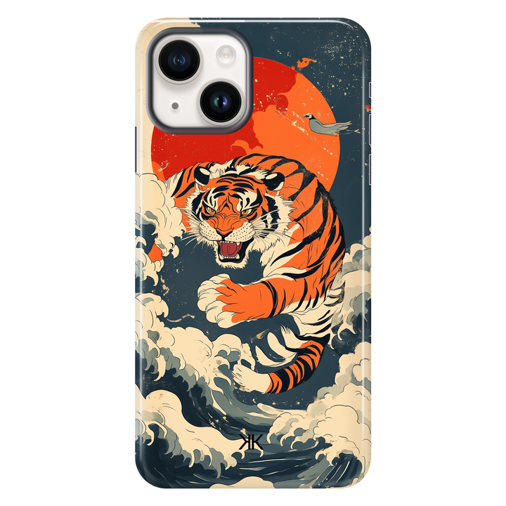 Tiger Sun Phone Case - Tough Case - iphone-14