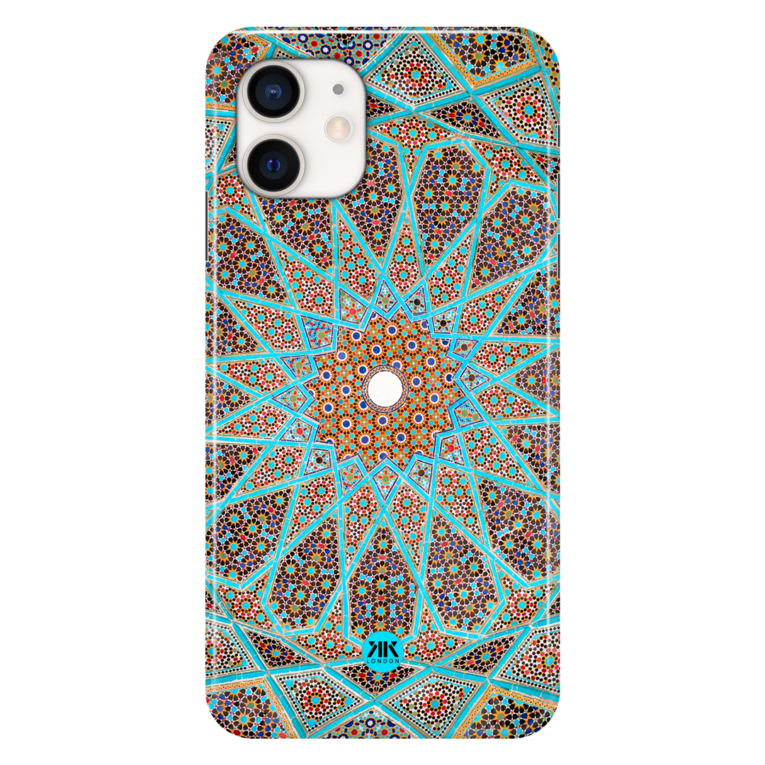 Blue Tile Pattern phone case for iPhone 12