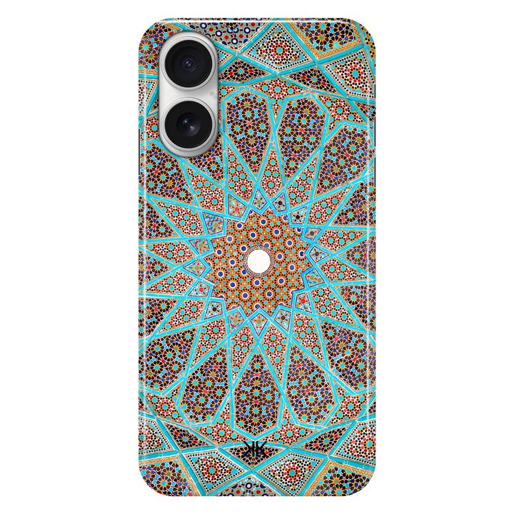 Blue Tile Pattern phone case for iPhone 16
