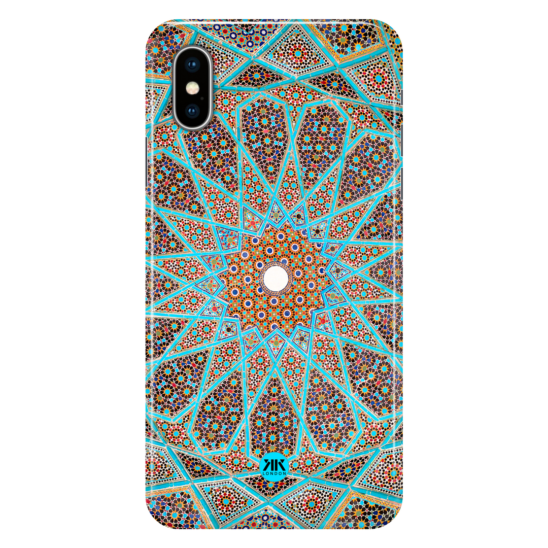 Blue Tile Pattern phone case for iPhone X