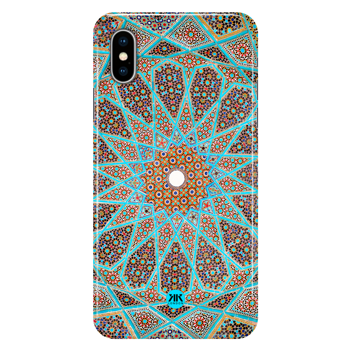 Blue Tile Pattern phone case for iPhone X