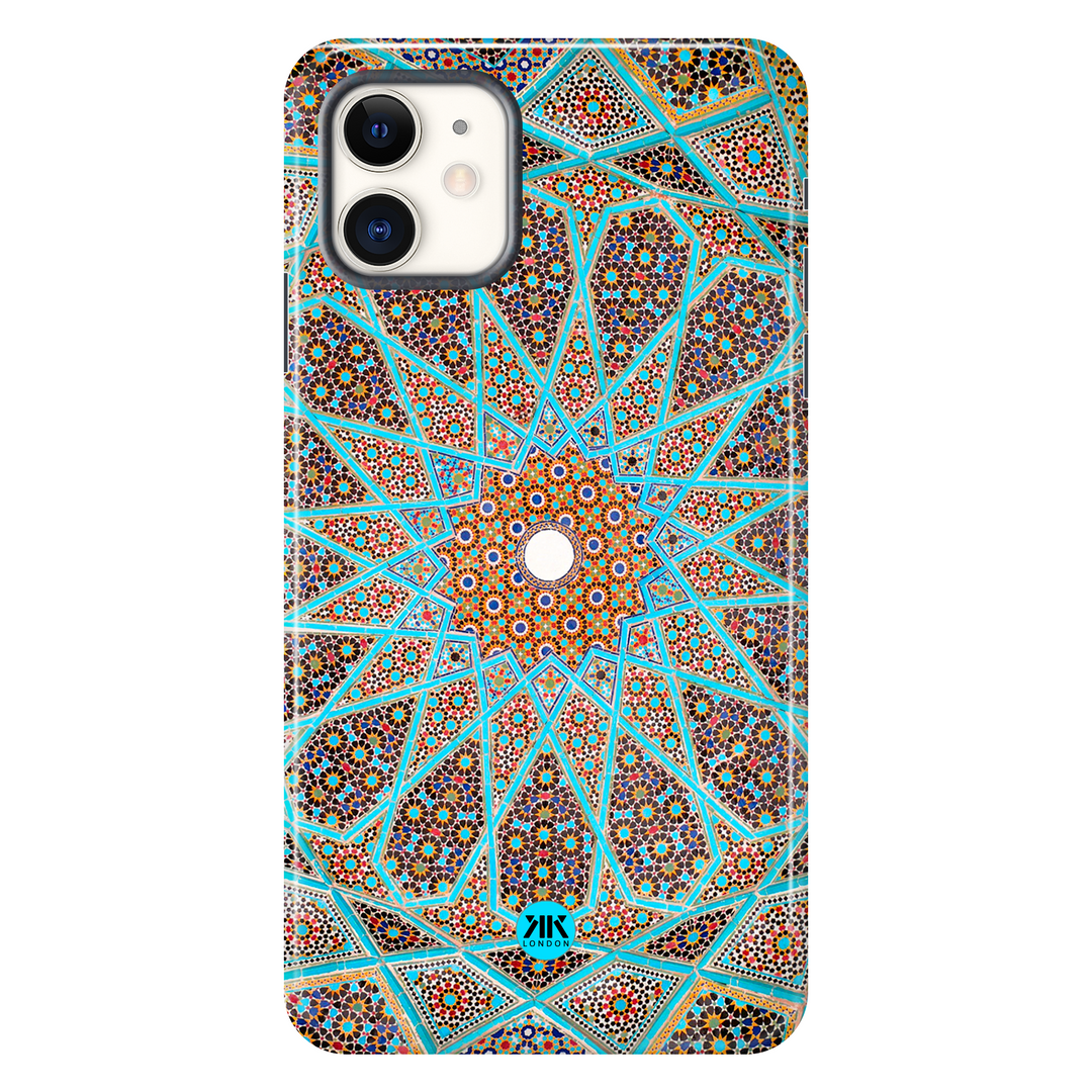 Blue Tile Pattern Phone Case - Tough Case - iphone-11