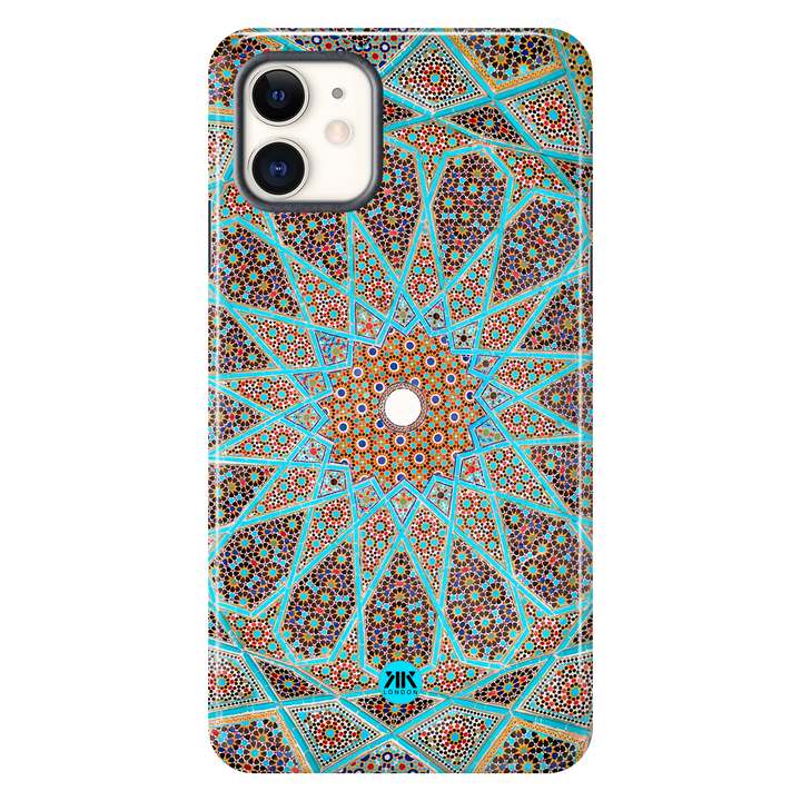 Blue Tile Pattern Phone Case - Tough Case - iphone-11