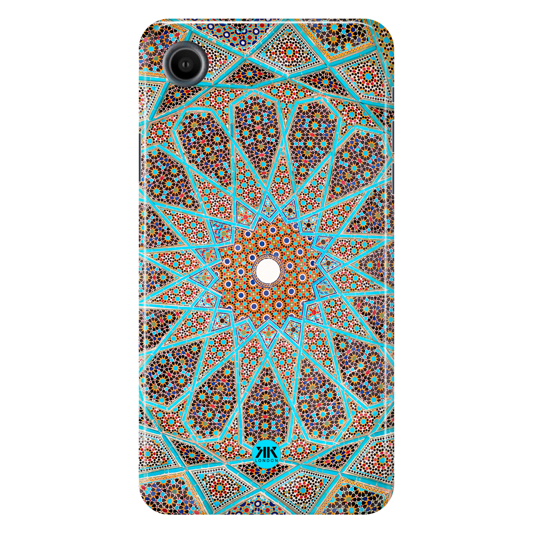Blue Tile Pattern tough phone case for iPhone XR