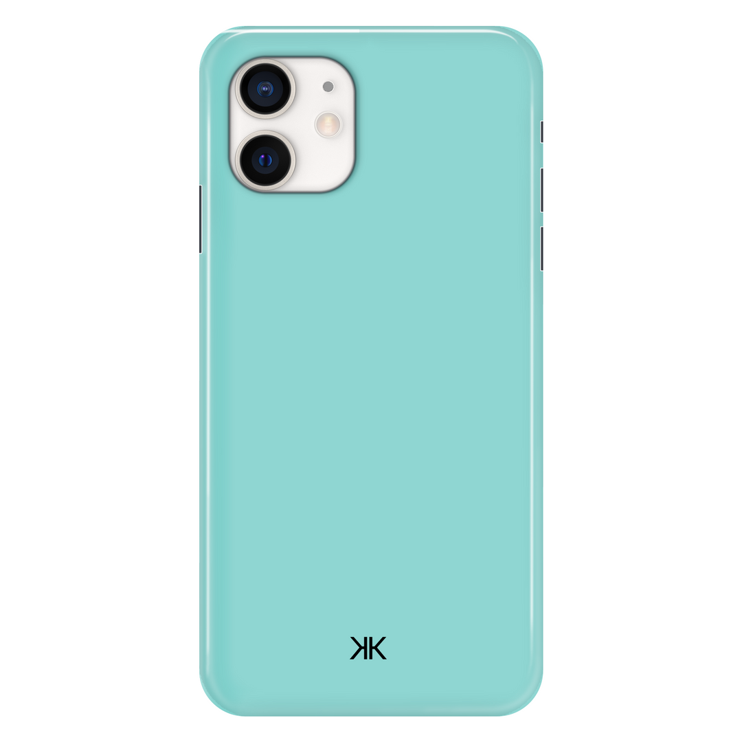 Pastel Turquoise phone case for iPhone 12