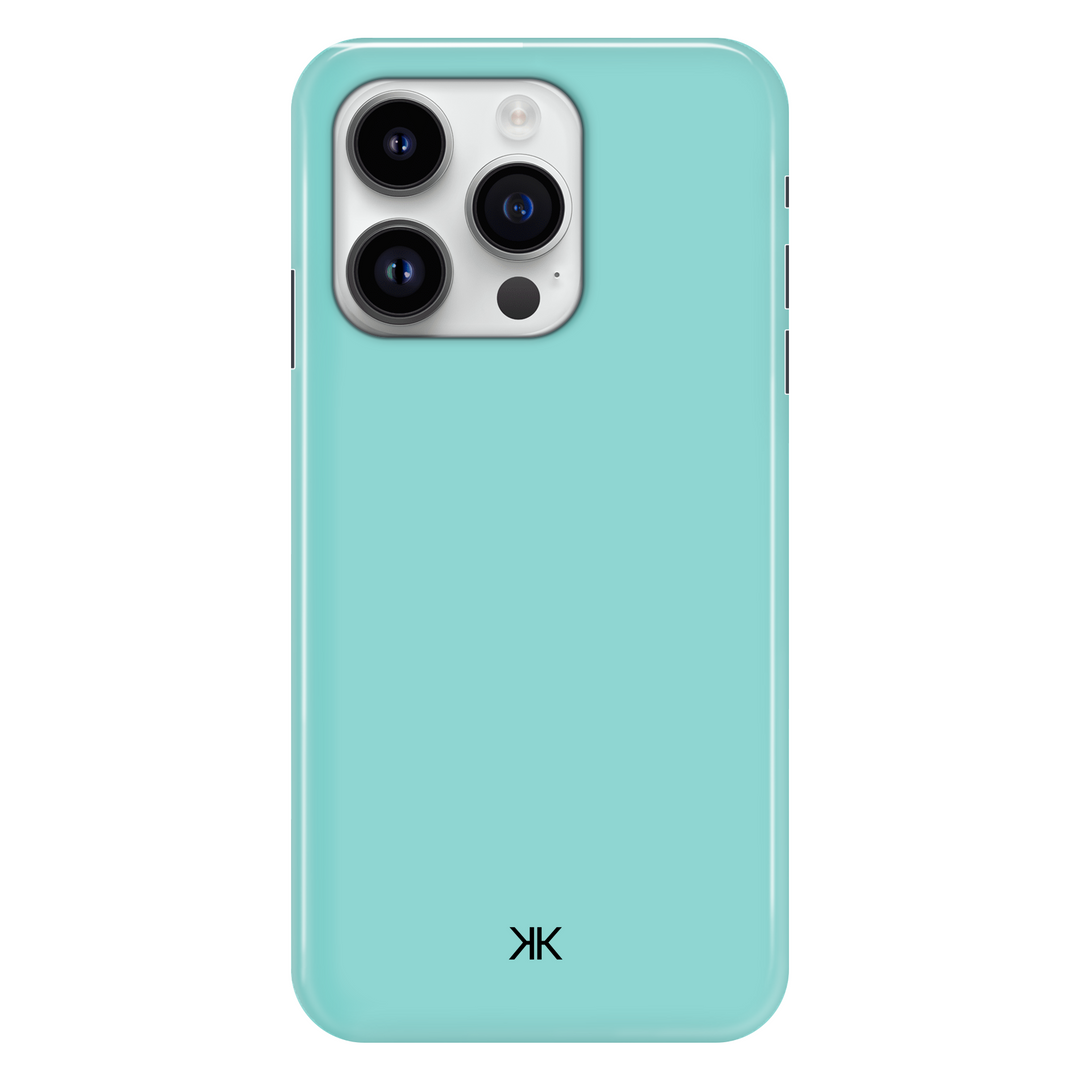 Pastel Turquoise phone case for iPhone 14 Pro