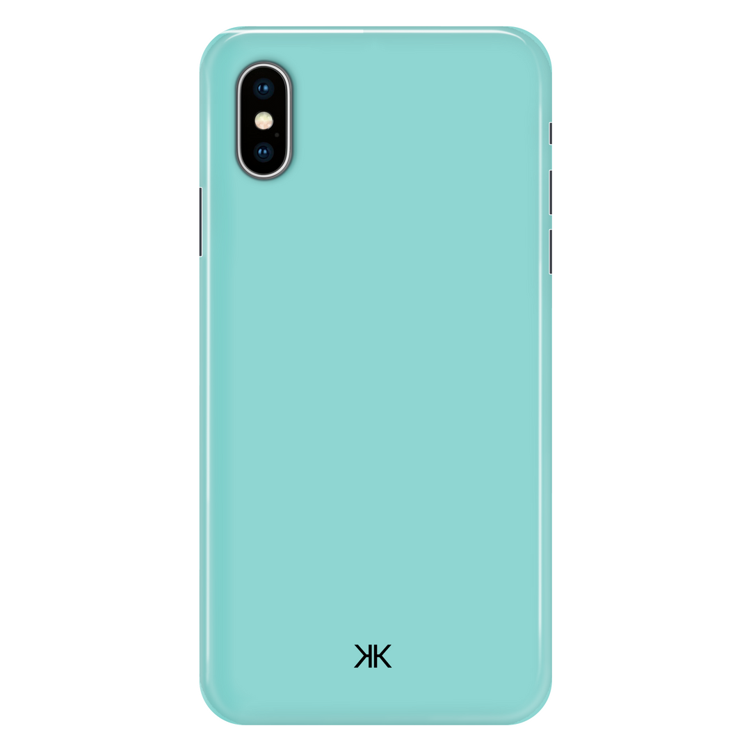 Pastel Turquoise phone case for iPhone X