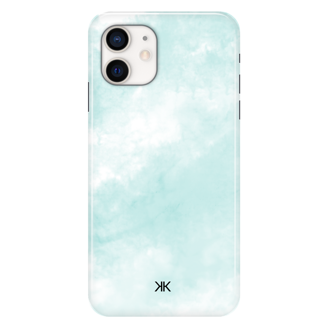 Pastel Turquoise Tie Dye phone case for iPhone 12