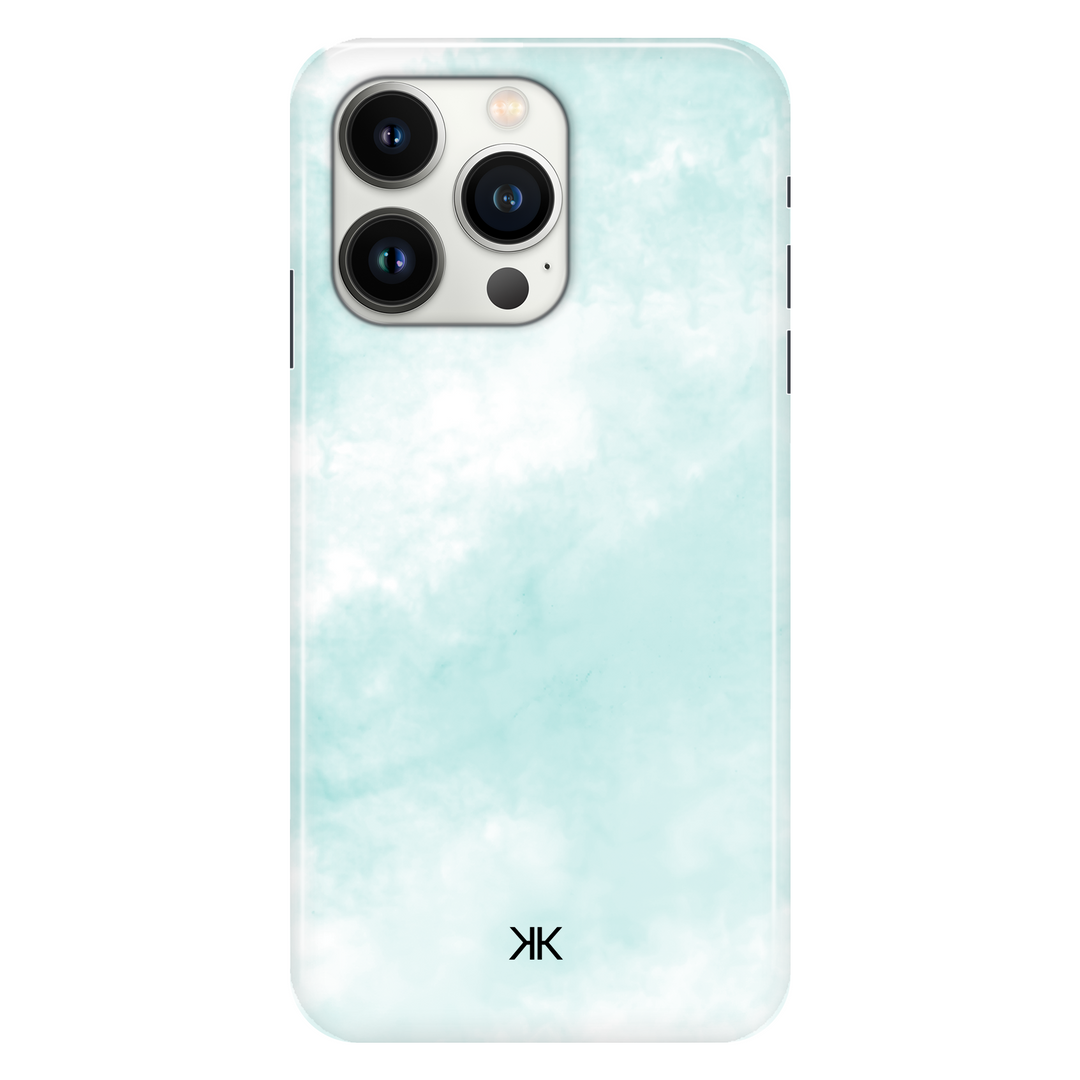 Pastel Turquoise Tie Dye phone case for iPhone 13 Pro