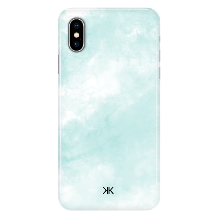 Pastel Turquoise Tie Dye phone case for iPhone X