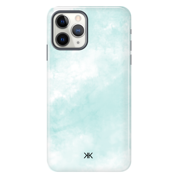 Pastel Turquoise Tie Dye Phone Case - Tough Case - iphone-11-pro