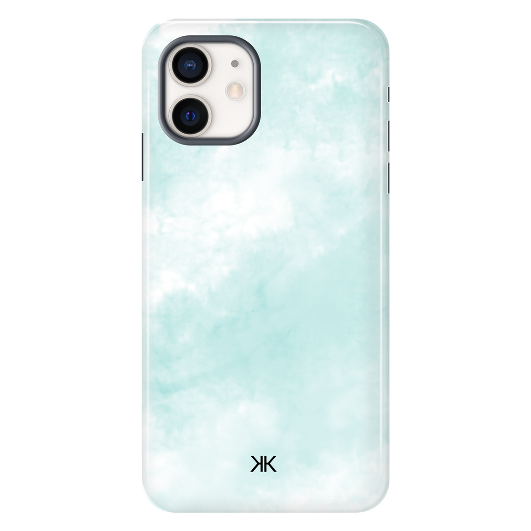 Pastel Turquoise Tie Dye Phone Case - Tough Case - iphone-12