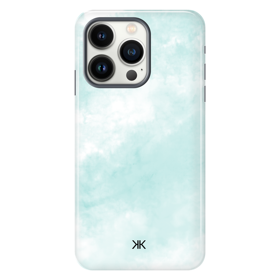 Pastel Turquoise Tie Dye Phone Case - Tough Case - iphone-13-pro