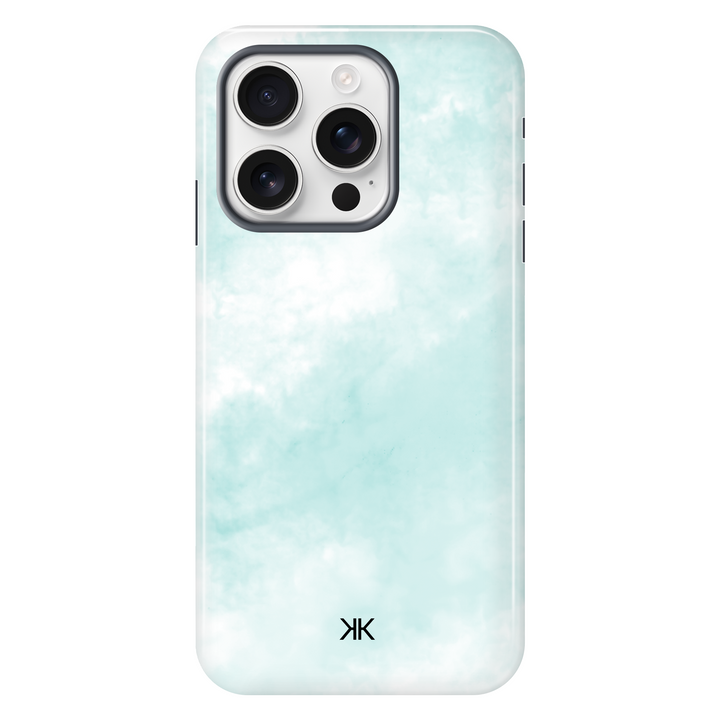 Pastel Turquoise Tie Dye Phone Case - Tough Case - iphone-16-pro