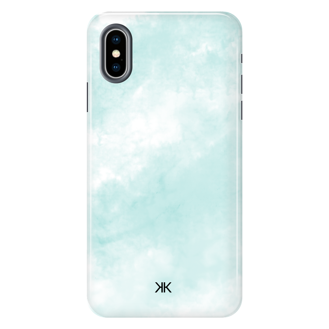 Pastel Turquoise Tie Dye Phone Case - Tough Case - iphone-x