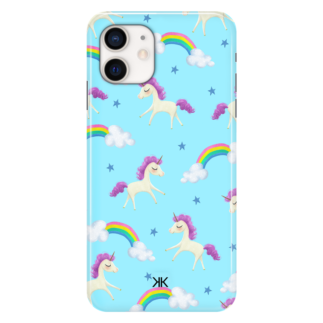 Blue Unicorn phone case for iPhone 12