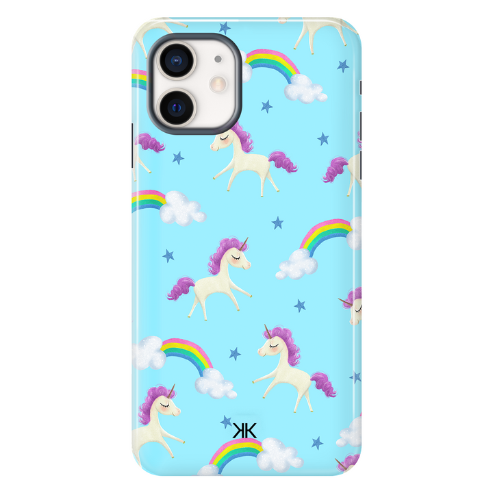 Blue Unicorn Phone Case - Tough Case - iphone-12