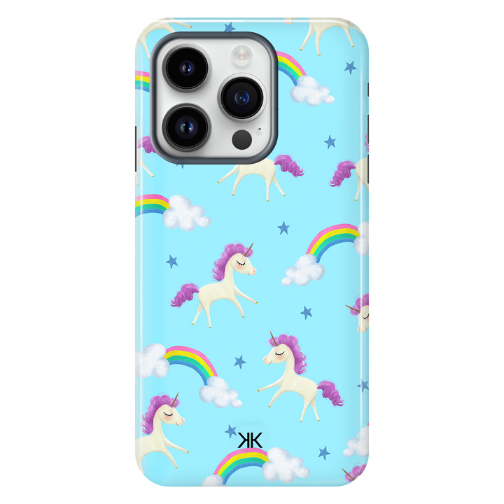 Blue Unicorn Phone Case - Tough Case - iphone-14-pro
