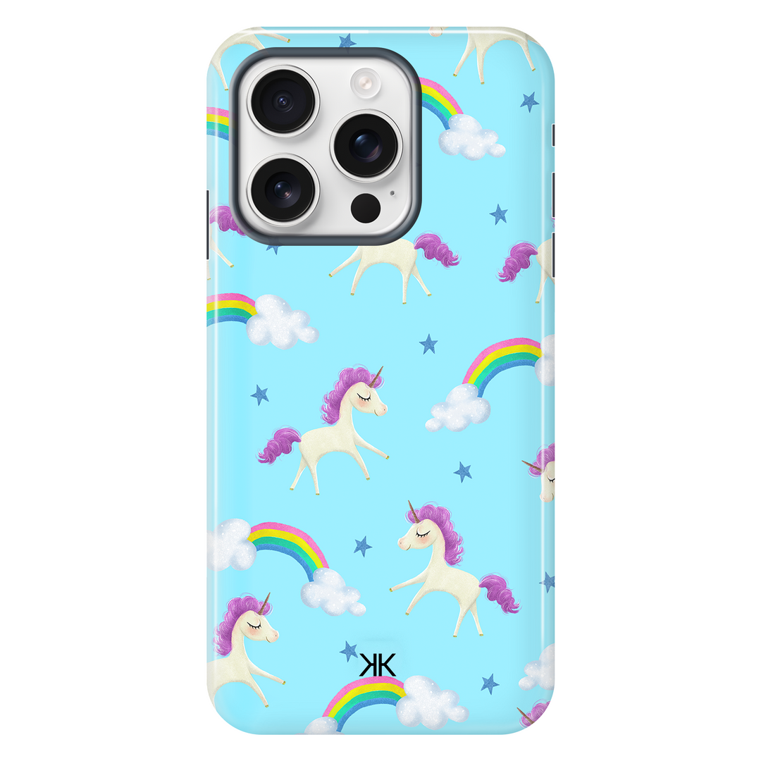 Blue Unicorn Phone Case - Tough Case - iphone-16-pro