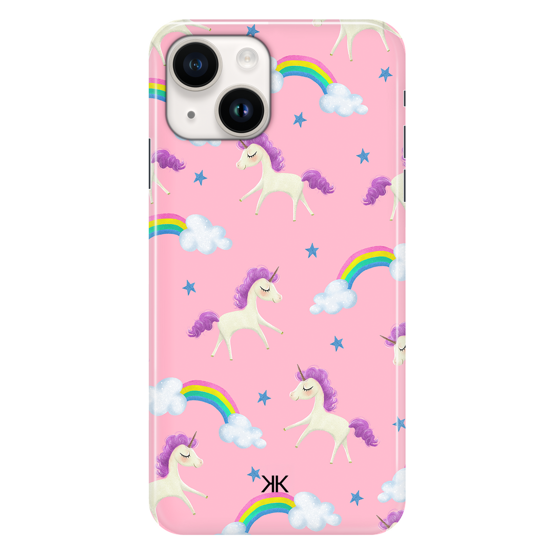 Pink Unicorn phone case for iPhone 14