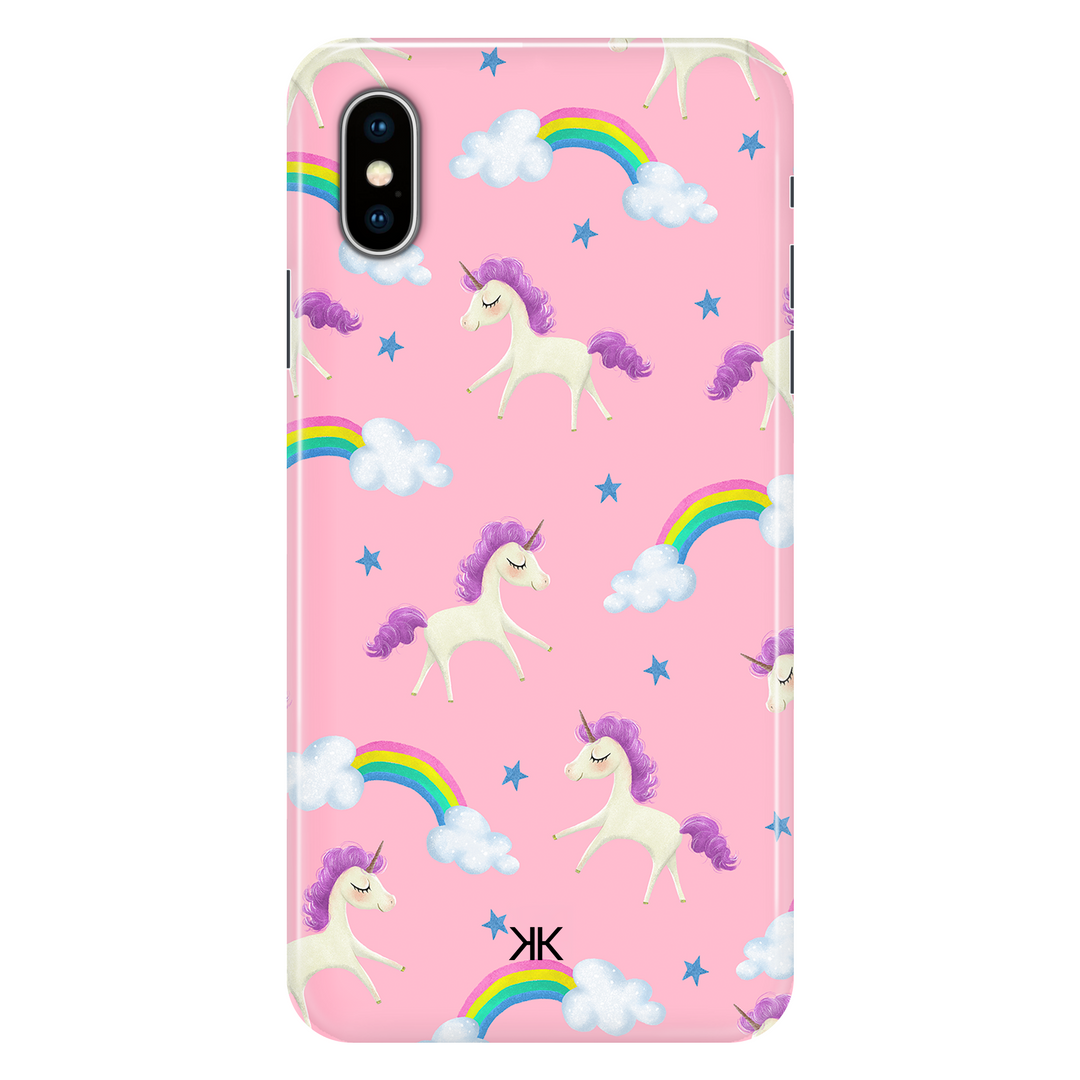 Pink Unicorn phone case for iPhone X