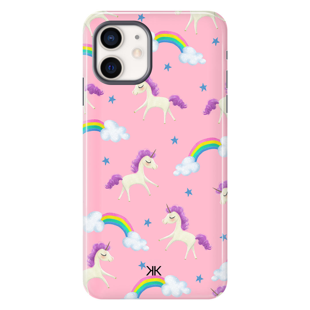 Pink Unicorn Phone Case - Tough Case - iphone-12