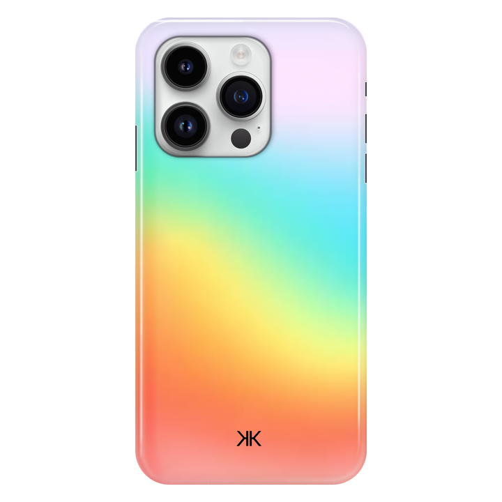 Vibrant Rainbow Gradient phone case for iPhone 14 Pro