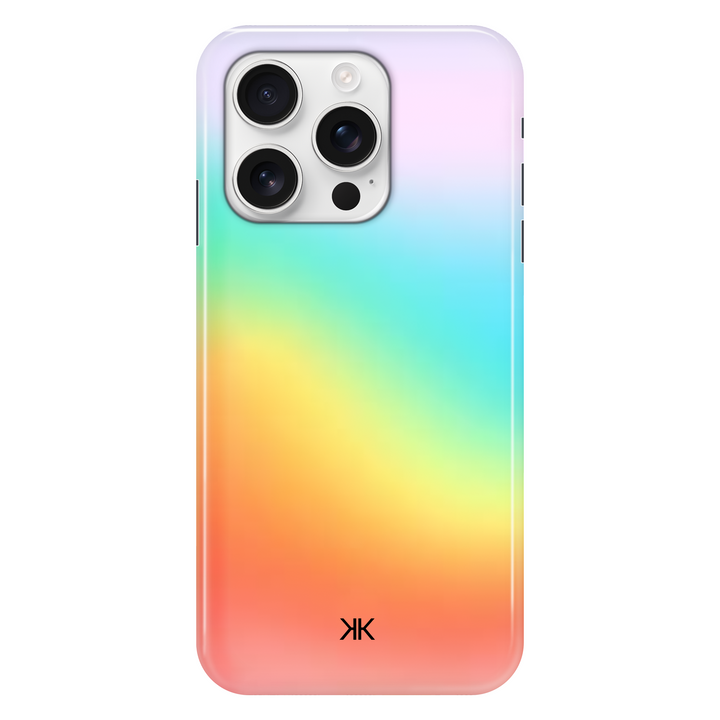 Vibrant Rainbow Gradient phone case for iPhone 16 Pro