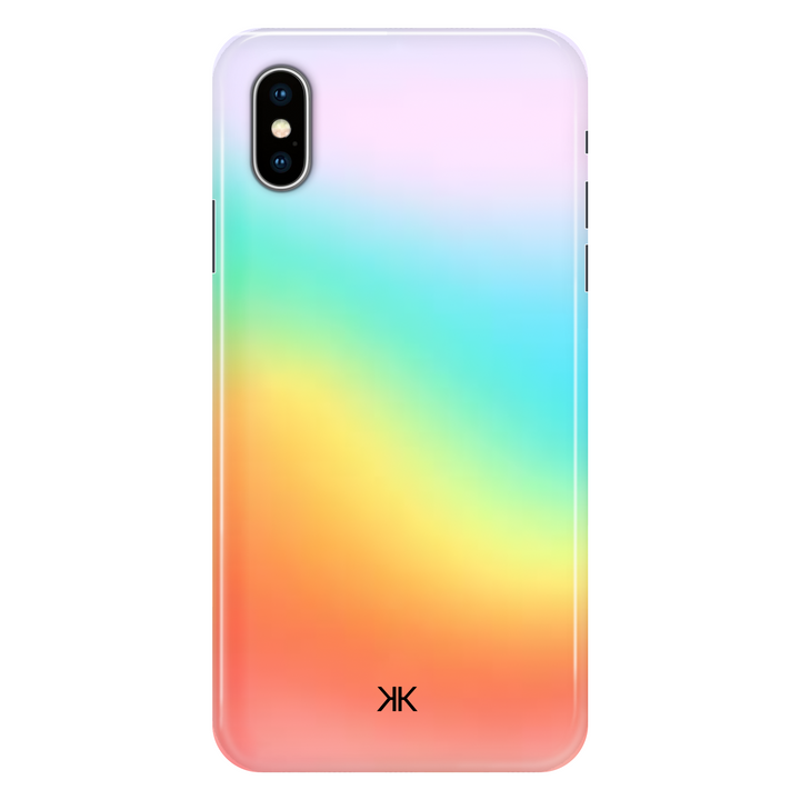 Vibrant Rainbow Gradient phone case for iPhone X