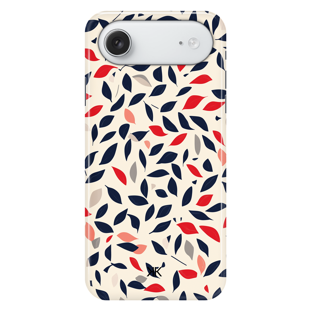 Blue and Red Leaves phone case for iPhone 17 Air