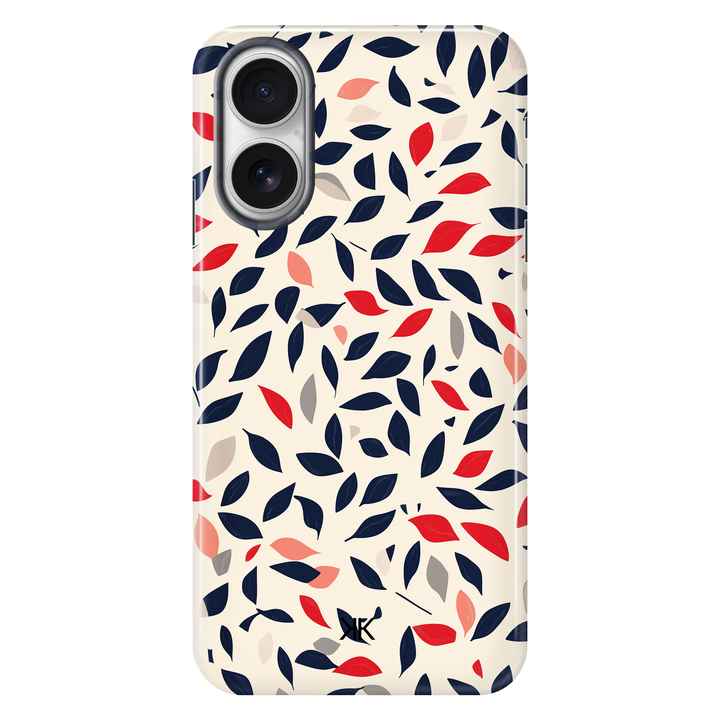 Blue and Red Leaves Phone Case - Tough Case - iphone-16
