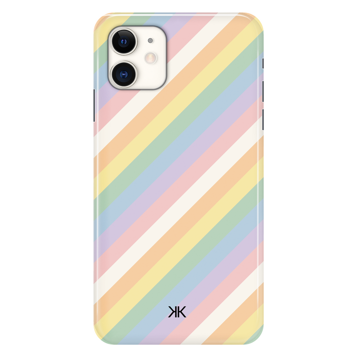 Watercolour Rainbow Stripe phone case for iPhone 11