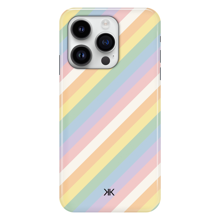 Watercolour Rainbow Stripe phone case for iPhone 14 Pro