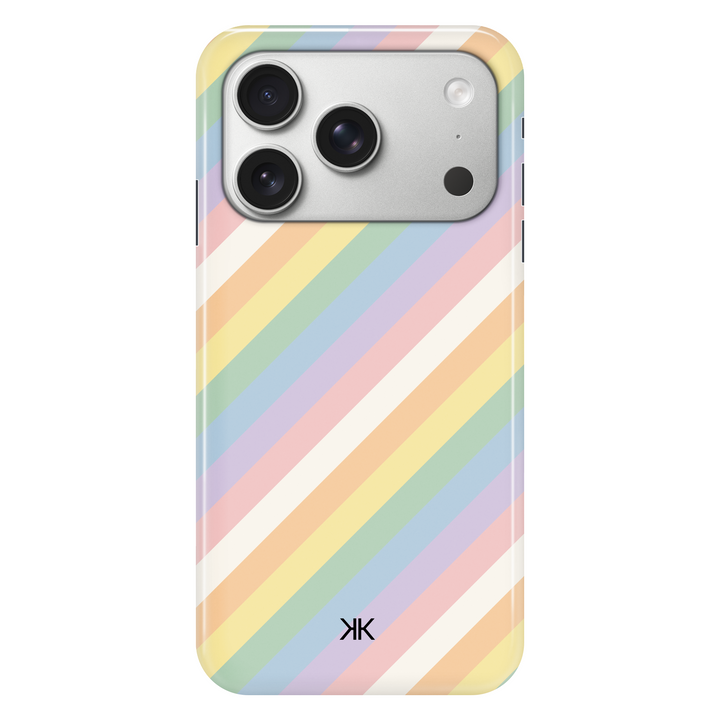Watercolour Rainbow Stripe phone case for iPhone 17 Pro