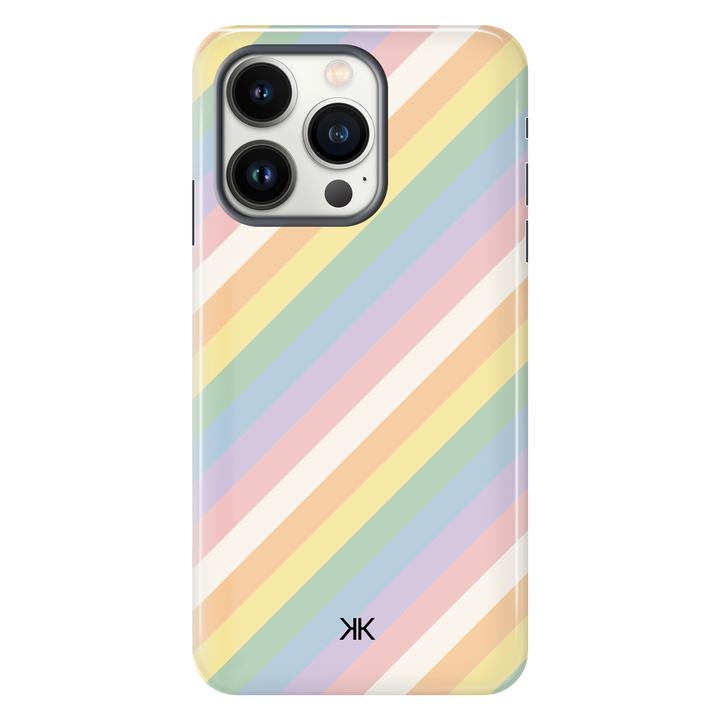Watercolour Rainbow Stripe Phone Case - Tough Case - iphone-13-pro
