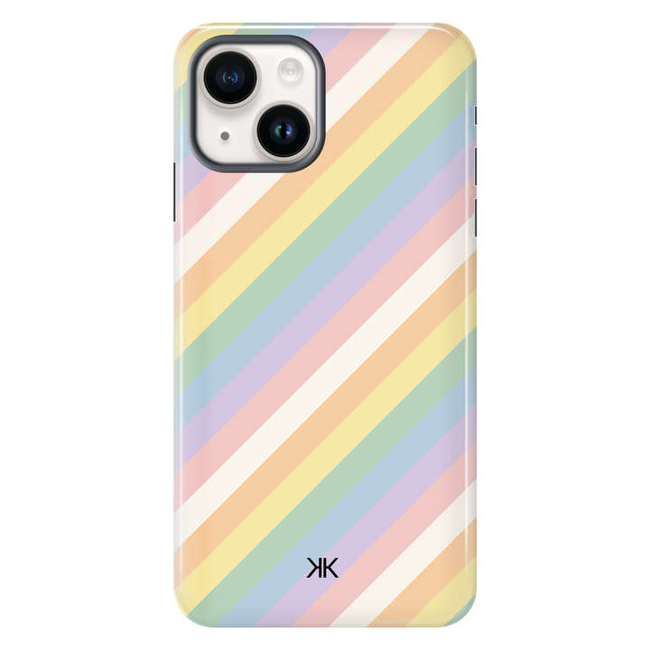 Watercolour Rainbow Stripe Phone Case - Tough Case - iphone-14