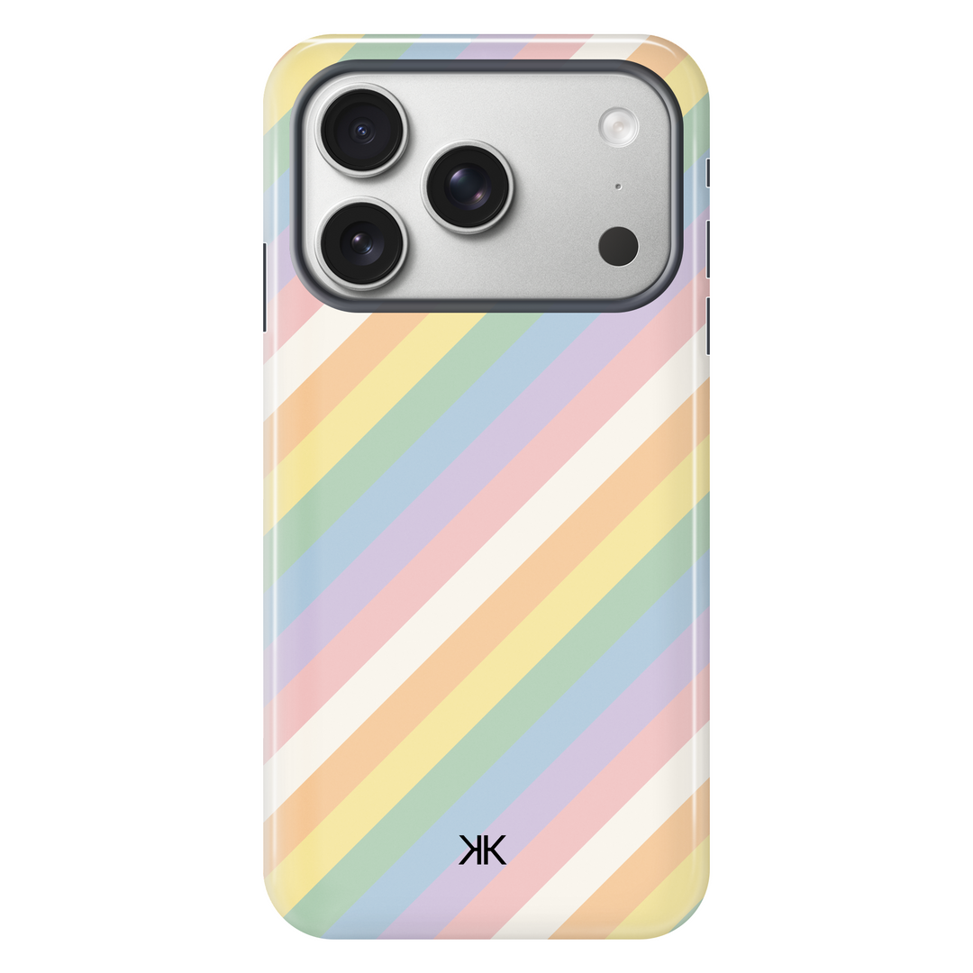Watercolour Rainbow Stripe Phone Case - Tough Case - iphone-17-pro