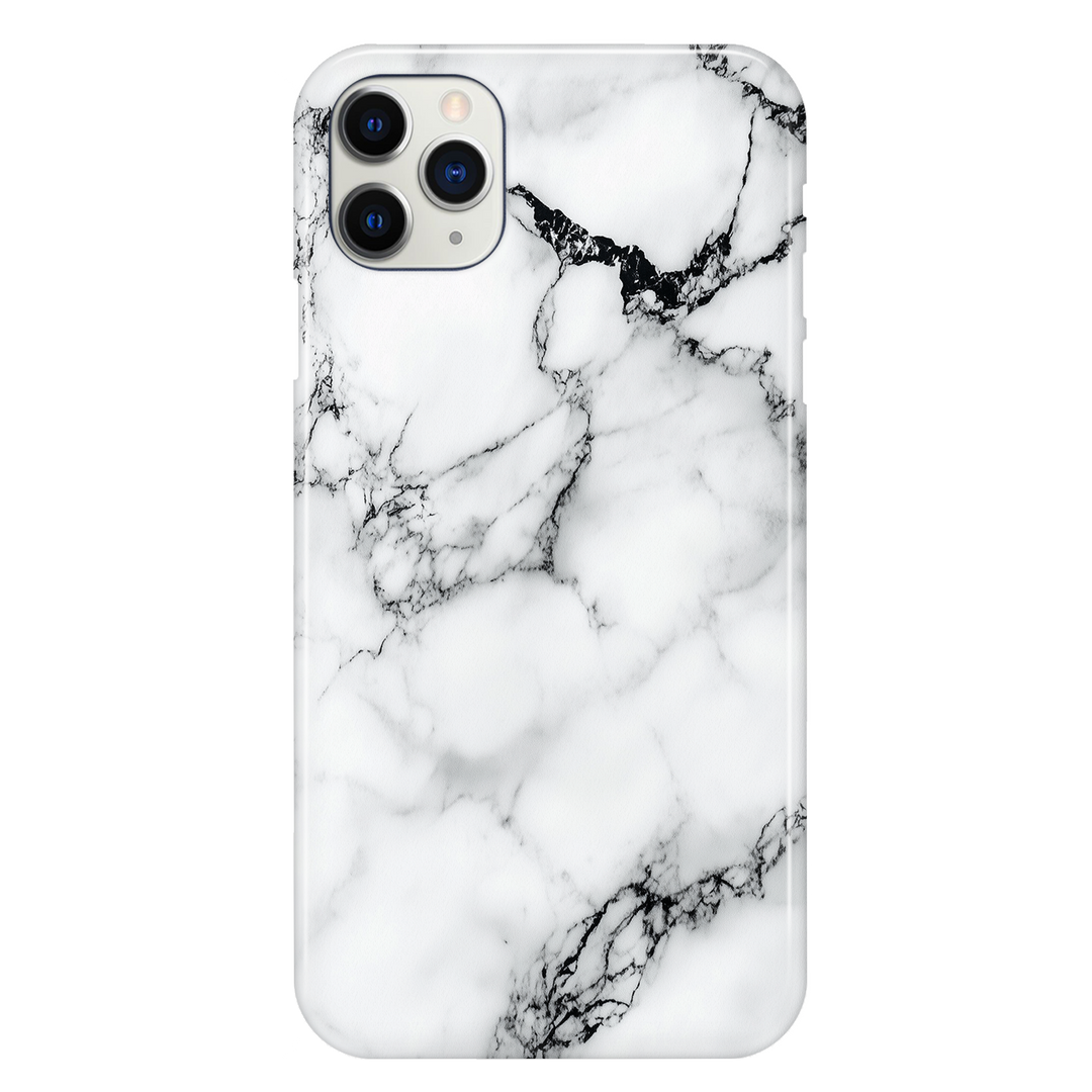 Marble White and Black Phone Case