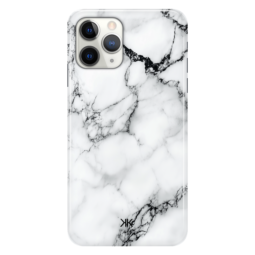 Marble White and Black phone case for iPhone 11 Pro