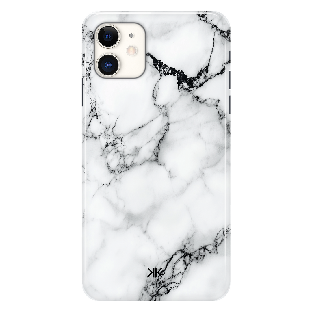 Marble White and Black phone case for iPhone 11
