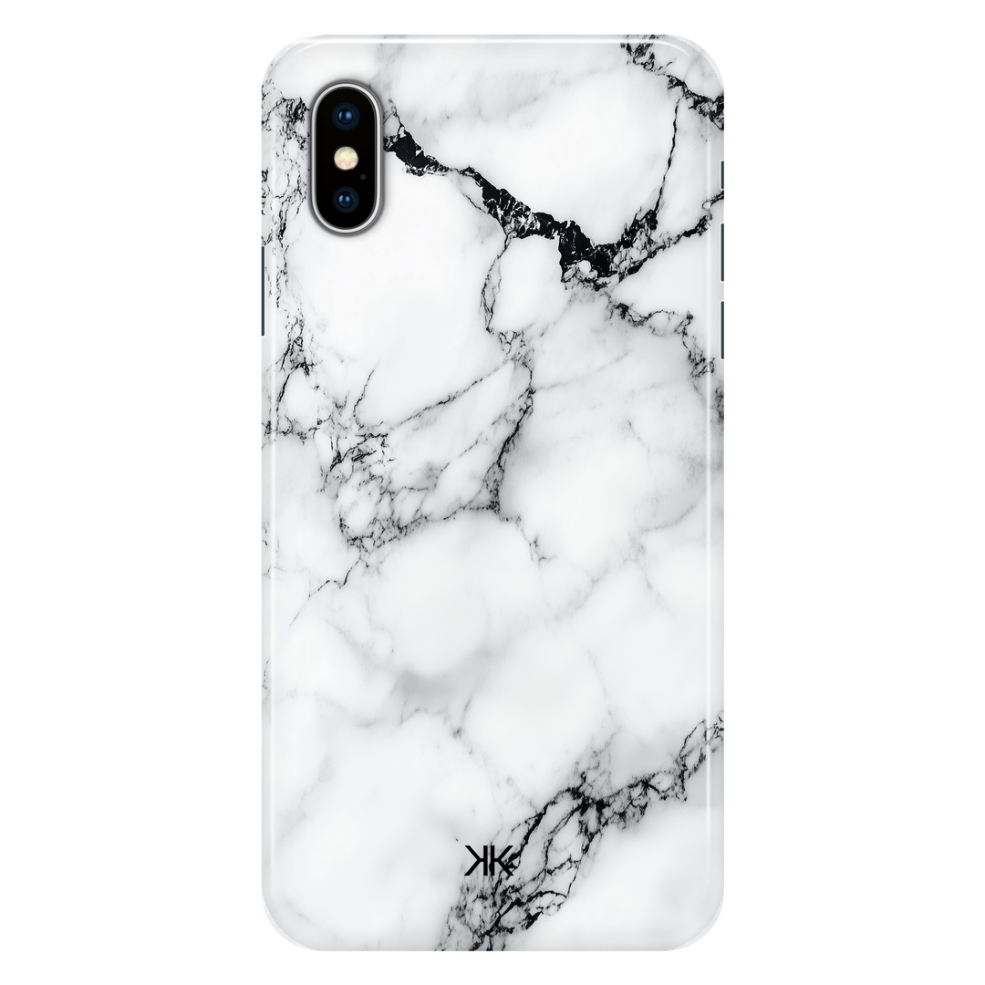 Marble White and Black phone case for iPhone X
