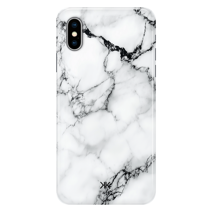 Marble White and Black phone case for iPhone X
