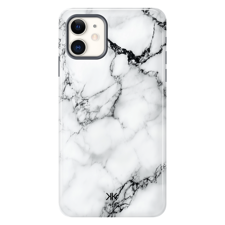 Marble White and Black Phone Case - Tough Case - iphone-11