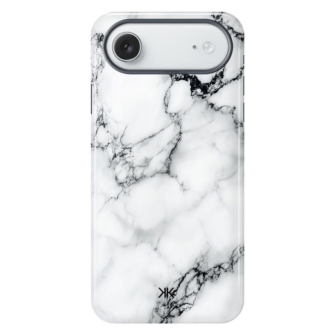 Marble White and Black Phone Case - Tough Case - iphone-17-air