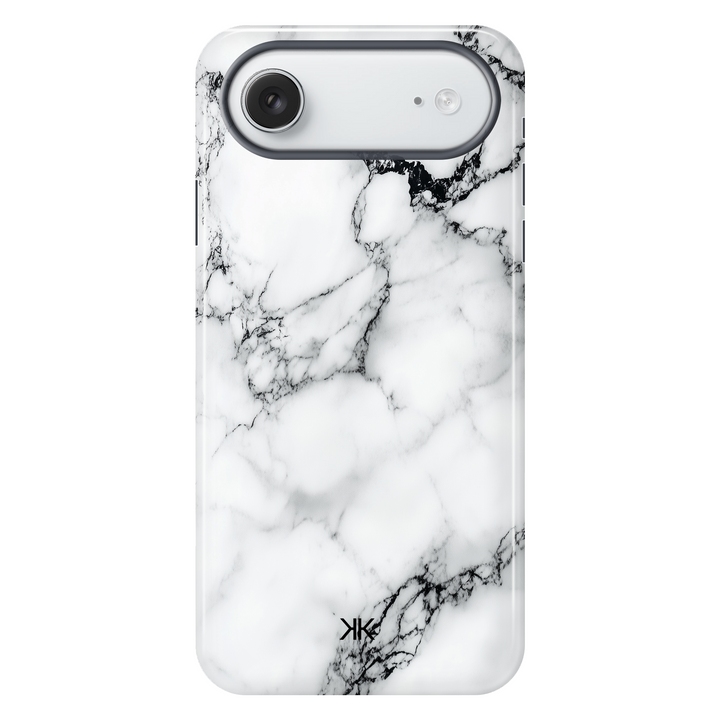 Marble White and Black Phone Case - Tough Case - iphone-17-air