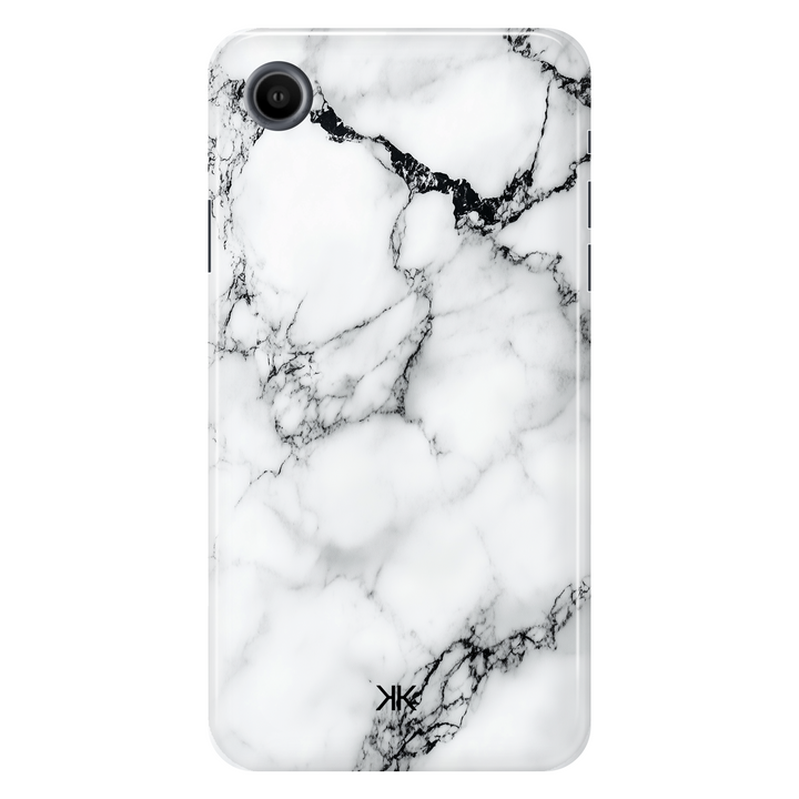Marble White and Black Phone Case - Tough Case - iphone-xr