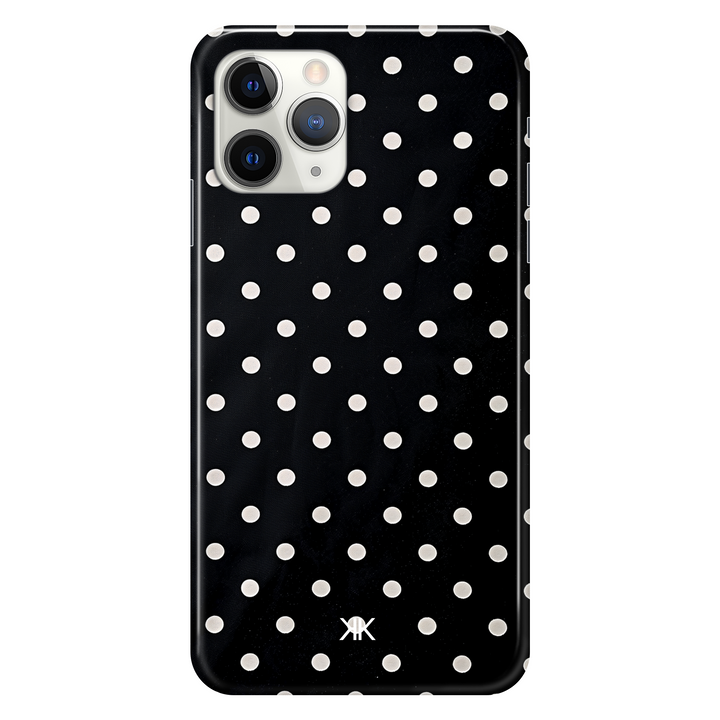 White Polkadots Phone Case - PhoneCase_KKDL_whitepolkadots_iphone-11-pro.png