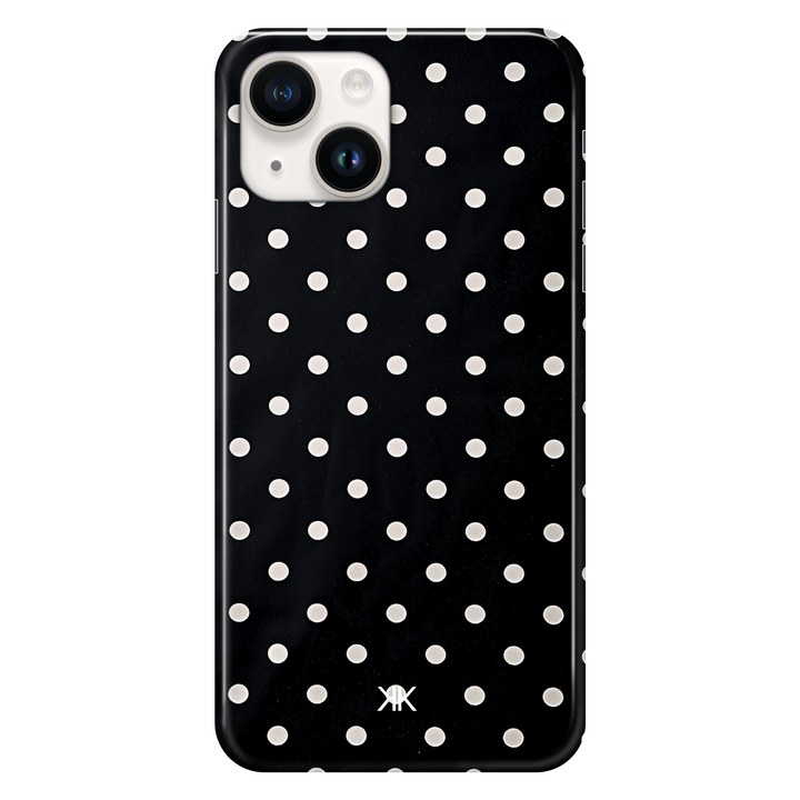 White Polkadots Phone Case - PhoneCase_KKDL_whitepolkadots_iphone-14.png