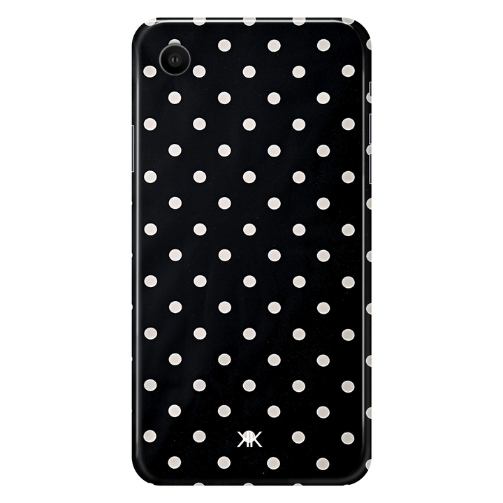 White Polka Dot phone case for iPhone XR